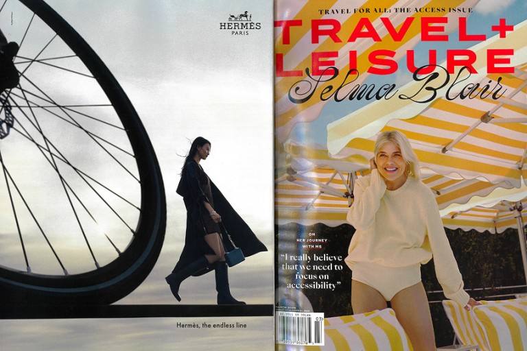 『Travel + Leisure』(March 1, 2025)の表示
