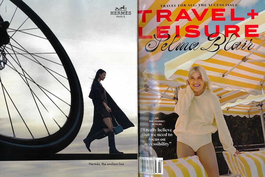 『Travel + Leisure』(March 1, 2025)の表示